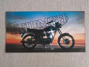 Triumph Bonneville 750 motorcycle sales brochure, 1979 - Picture 1 of 4