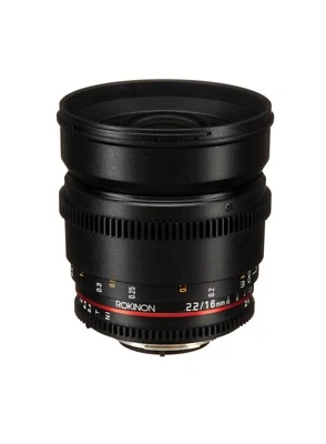 Rokinon 16mm T2.2 Cine DS Lens for Nikon F Mount High Speed Wide Angle [NEW] - Image 1 of 4