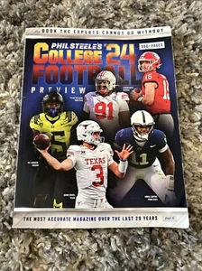 PHIL STEELE'S COLLEGE FOOTBALL PREVIEW Magazine VOLUME 30 2024 New - Picture 1 of 3