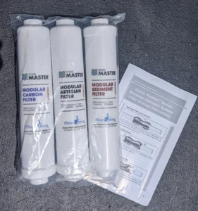 Set of 3 Home Master Reverse Osmosis Filter Sediment Artesian Iron PERFECT WATER - Picture 1 of 4