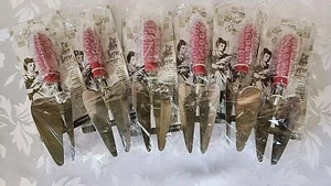 Servizio taglia torte a fessura 6 pezzi kitchamajig utensile da cucina manico porcellana nuovo - Foto 1 di 7