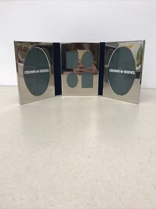 New Triple Slide Photo Frame 4"x6" Photos International Silver Co. Silver Tone - Picture 1 of 7