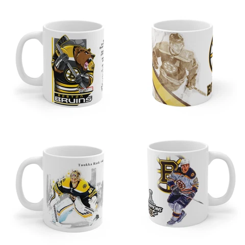 Boston Bruins ART Mug Coffee Tea Gift Fun Team Hockey Souvenir Cover