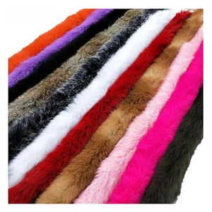 Accesorios para ropa de piel de conejo real natural tiras de piel genuina cinta de piel - Imagen 1 de 42
