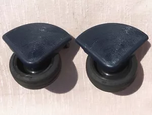 DELSEY Vintage MALETA Rueda REPUESTO PIEZA UN PAR Modelo AZUL - Imagen 1 de 6