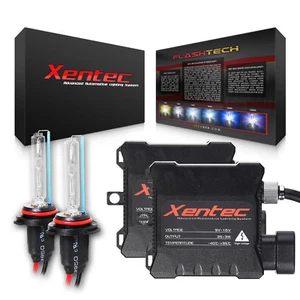 Xentec HID Conversion Kit Xenon Light H9 6000K 35W Slim 40000 lumens Bulb - Picture 1 of 12
