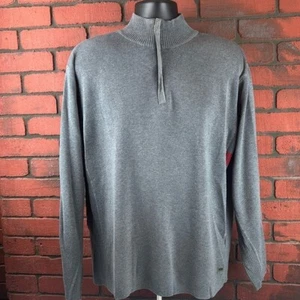 Sudadera para hombre Izod gris con cremallera grande cálida otoño Gorp Core Heritage - Imagen 1 de 6
