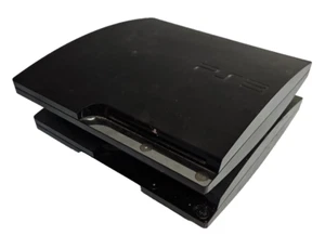 Sony PS3 Slim PlayStation 3 Job Lot Of 2 Units Black Untested Spares & Repairs - Picture 1 of 8