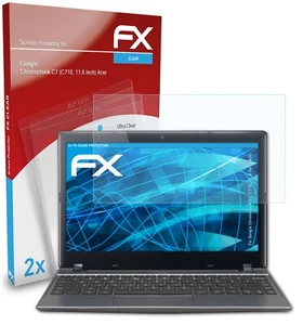 atFoliX 2x Screen Protector voor Google Chromebook Acer C7 duidelijk - Afbeelding 1 van 9