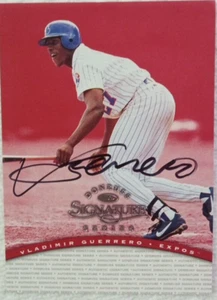 Vladimir Guerrero, 1997 Donruss Signature, Auto, Autograph Signed, Baseball, MLB - Picture 1 of 6