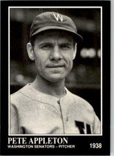 1991 CONLON COLLECTION TSN - #76 PETE APPLETON WASHINGTON SENATORS