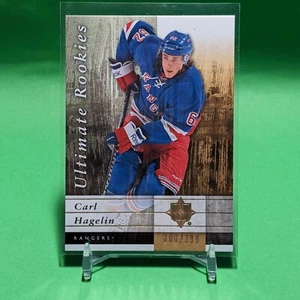 Carl Hagelin 2011-12 UD Ultimate Rookies Collection #90 /399, RC, NY Rangers - Picture 1 of 2