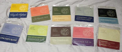 18 x 7" Cottas Musik Seminar - Studienplatte , Klassik,Partitur,Sonatensatz, .. - Bild 1 von 2