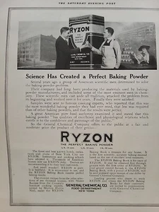 1917 Ryzon Backpulver S.E. Post Print Anzeige General Chemical Co. - Bild 1 von 2