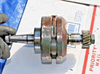 1969-70 Kawasaki Bushmaster 90c G3TR OEM CRANK & ROD RUST VIN# FGAE-273640 - Image 1 of 3