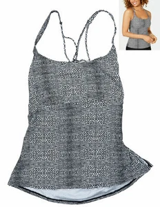 Island Escape Strappy Tankini Swim Top Size 14 Reeve Printed Palisades NWT LE203 - Picture 1 of 3