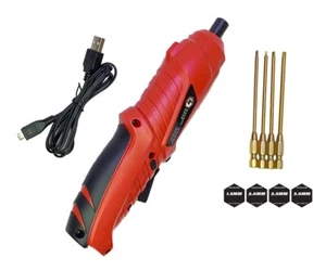 Electric Mini Screwdriver with Titanium Metric Bits (4) - Racers Edge #RCE7200 - Picture 1 of 6