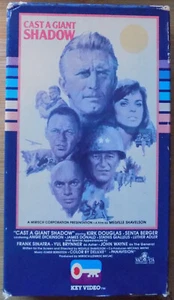 Cast a Giant Shadow - HTF Key VHS - All Star Cast - Picture 1 of 3