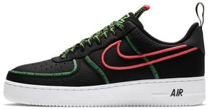 Size 11 - Nike Air Force 1 '07 Premium Worldwide Pack - Black Green Strike - Picture 1 of 1