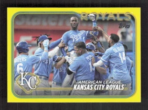 Kansas City Royals 2024 Topps Serie 2 #514 AMARILLO Caja Colgante Exclusiva - Imagen 1 de 2