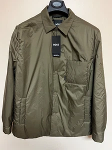 $595 -BOSS Performance Jacket Padded Overshirt Water Repellent Lightweight -38R - Picture 1 of 10