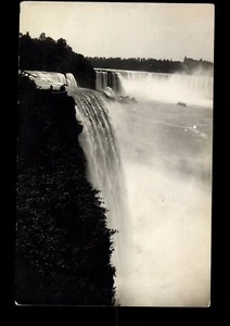 cartolina Cascate del Niagra RPPC foto reale (P-1-A) - Foto 1 di 2
