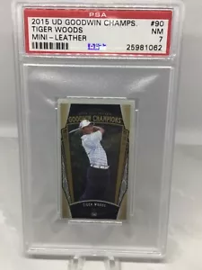 2015 Goodwin Mini Red Magician Back 12/15 #90 Tiger Woods PSA 7 (2 in all grades - Picture 1 of 2