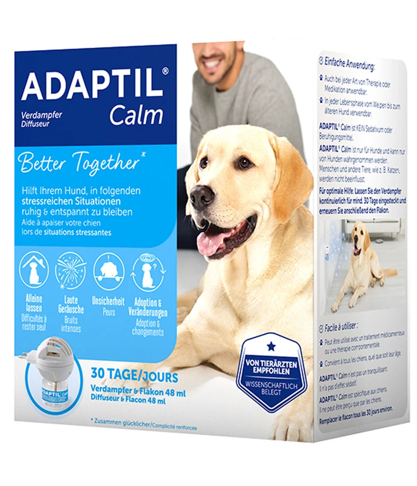 Adaptil Calm Starter Set - Diffuseur Zerstäuber + Flakon 48 ml - Hund entspannen - Bild 1 von 1