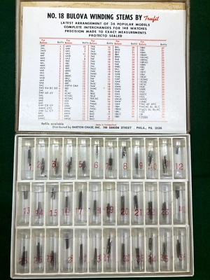 Vintage Bulova Wrist Watch Winding Stems by Trufit -- Select the one you need! - Image 1 of 2