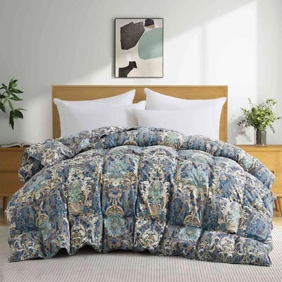 HOTEL Ultra Soft Cozy Sient Oversized Down Comforter, King or Queen Bed Blanket - Image 1 of 4