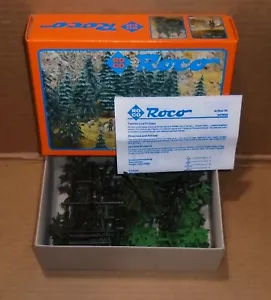 : Roco HO Trains ... "Roco HO (4) Pine and (4) Fir Trees Kit" NIB #04783A - Foto 1 di 14