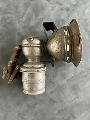 Ancienne lampe / phare / lanterne de velo à acétylène ICCA Année 50-60 Vintage - Photo 1/4