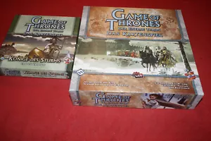 Game Of Thrones Kartenspiel + Könige des Sturms Erweiterung - sehr guter Zustand - Bild 1 von 9