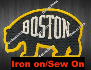 Boston Bruins "Boston" ORSO logo maglia toppa NHL hockey jersey patch 2025 2026 - Foto 1 di 1