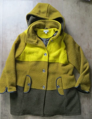 SUSAN GRAVER Women's Fall HOODED Fleece COAT with Pockets  1X - Image 1 of 4