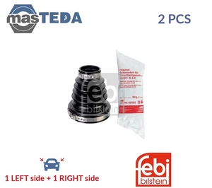 176073 CV JOINT BOOT KIT PAIR TRANSMISSION SIDED FRONT RIGHT FEBI BILSTEIN 2PCS - Picture 1 of 5