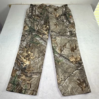 Game Winner Convertible Pants 3XL Brown Realtree Camo Cargo Hunting Outdoor Mens - Image 1 of 4