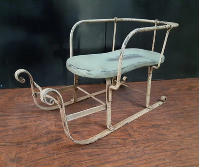 Antique Sleigh Doll Sleigh Old Toy Sleigh Circa 1900 - Image 1 of 4
