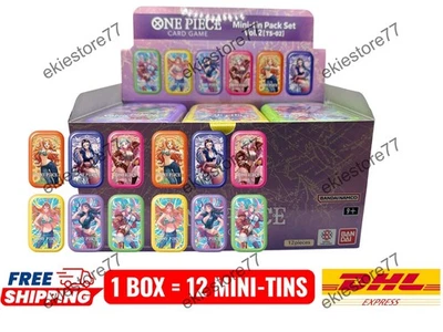 ONE PIECE CARD GAME 12 Mini-Tin Vol.2 Japanese Version Factory Sealed TS-02 1Box - Image 1 of 4