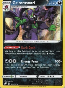 Pokemon - Grimmsnarl #125/192 - SWSH02: Rebel Clash Holo - Bild 1 von 2