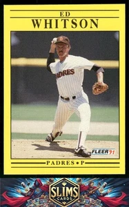 1991 Fleer San Diego Padres Ed Whitson #547 - Bild 1 von 2