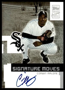 2002 Topps Traded & Rookies Signature Moves Corwin Malone #TA-CM =White Sox - Picture 1 of 2