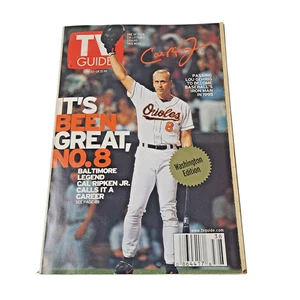 TV Guide Magazin Cal Ripken Jr Ruhestand Sammlercover 22. September 2001 Oriole - Bild 1 von 2