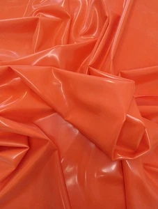 Orange sheet latex 0.4mm approx 85cm X 100cm Roll End Possible Defects - Picture 1 of 1