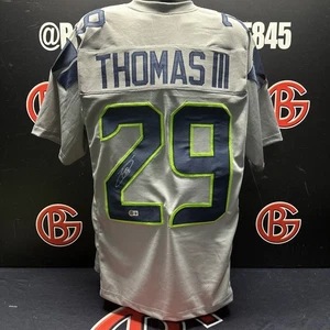 Earl Thomas III Autographed Seattle Seahawks Signed Jersey Beckett BAS - Picture 1 of 3