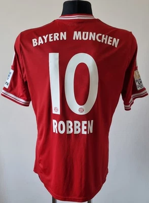 Camiseta Adidas de fútbol local Bayern Munich 2013-2014 #10 Robben talla grande Foto 1 de 4