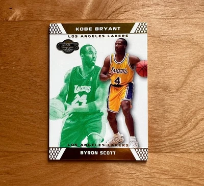 Kobe Bryant & Byron Scott 2007-08 Topps Co-Signers Gold SP /59 Lakers Mamba Rare - Image 1 of 4