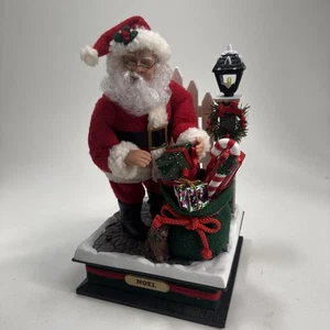 Vintage Holiday Creations 12” Musical Lighted Santa Christmas Figure Boxed - Picture 1 of 16