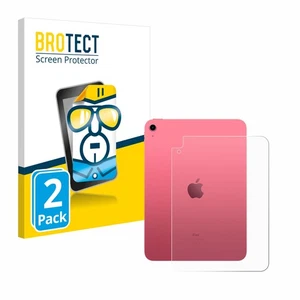 2x Screen Protector for Apple iPad 10.9" 2022 (Back, 10th Gen.) Clear Protection - Afbeelding 1 van 7