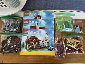 LEGO CREATOR Mountain Hut 31025 Complete w/ Instructions but 4 Parts Substituted